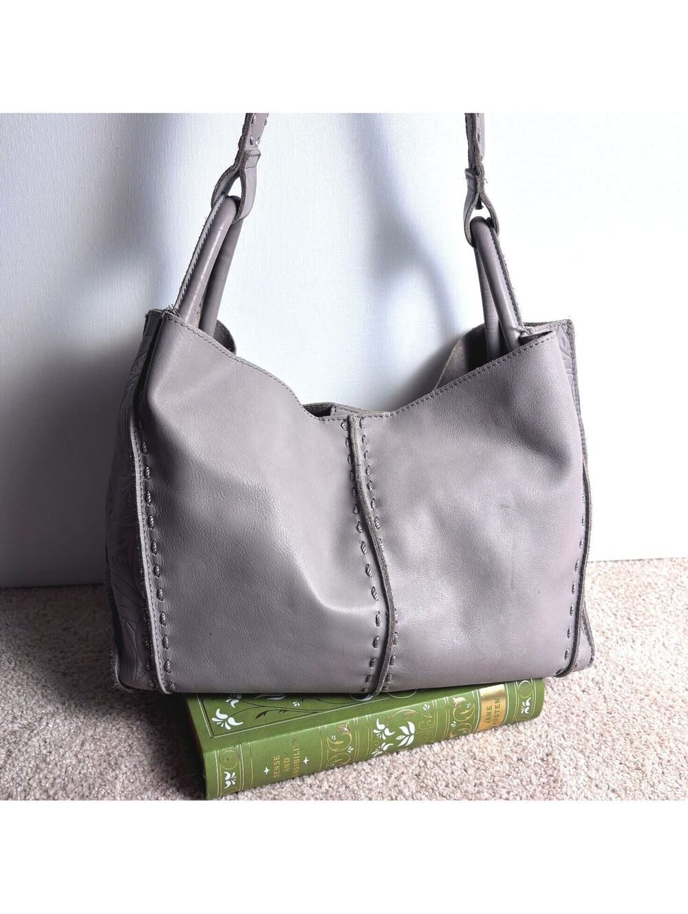 The Sak Floppy Leather Shoulder Tote
